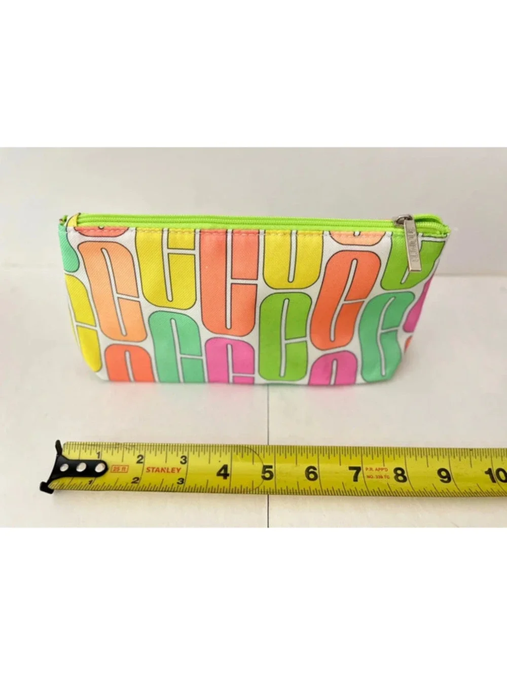 Clinique multicolor makeup cosmetic bag organizer travel bag